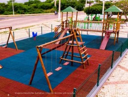 Parquinho Infantil - Universal Indústria - Kit Playground - Portal Governo
